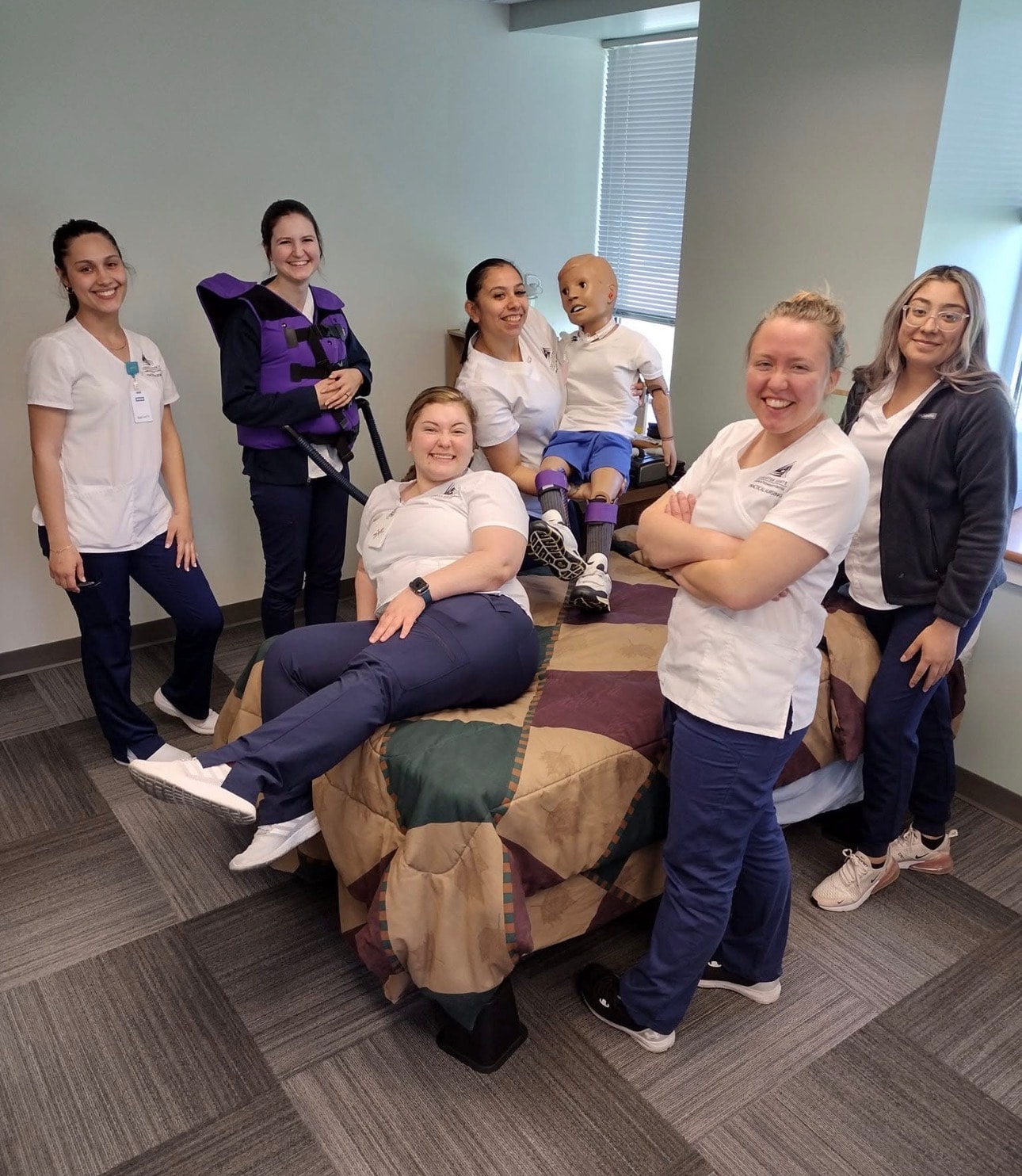 CritiCare nursing team during clinical training session